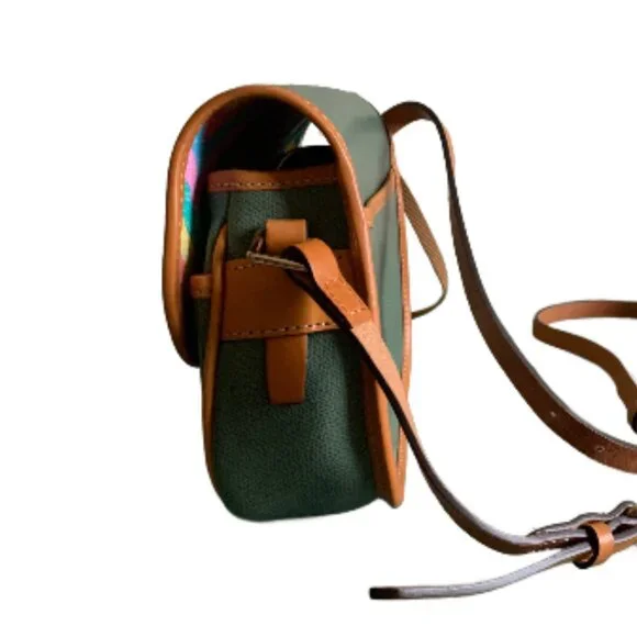 NWT DOONEY & BOURKE Sage Green Claremont Field Leather Crossbody Bag - Picture 4 of 8